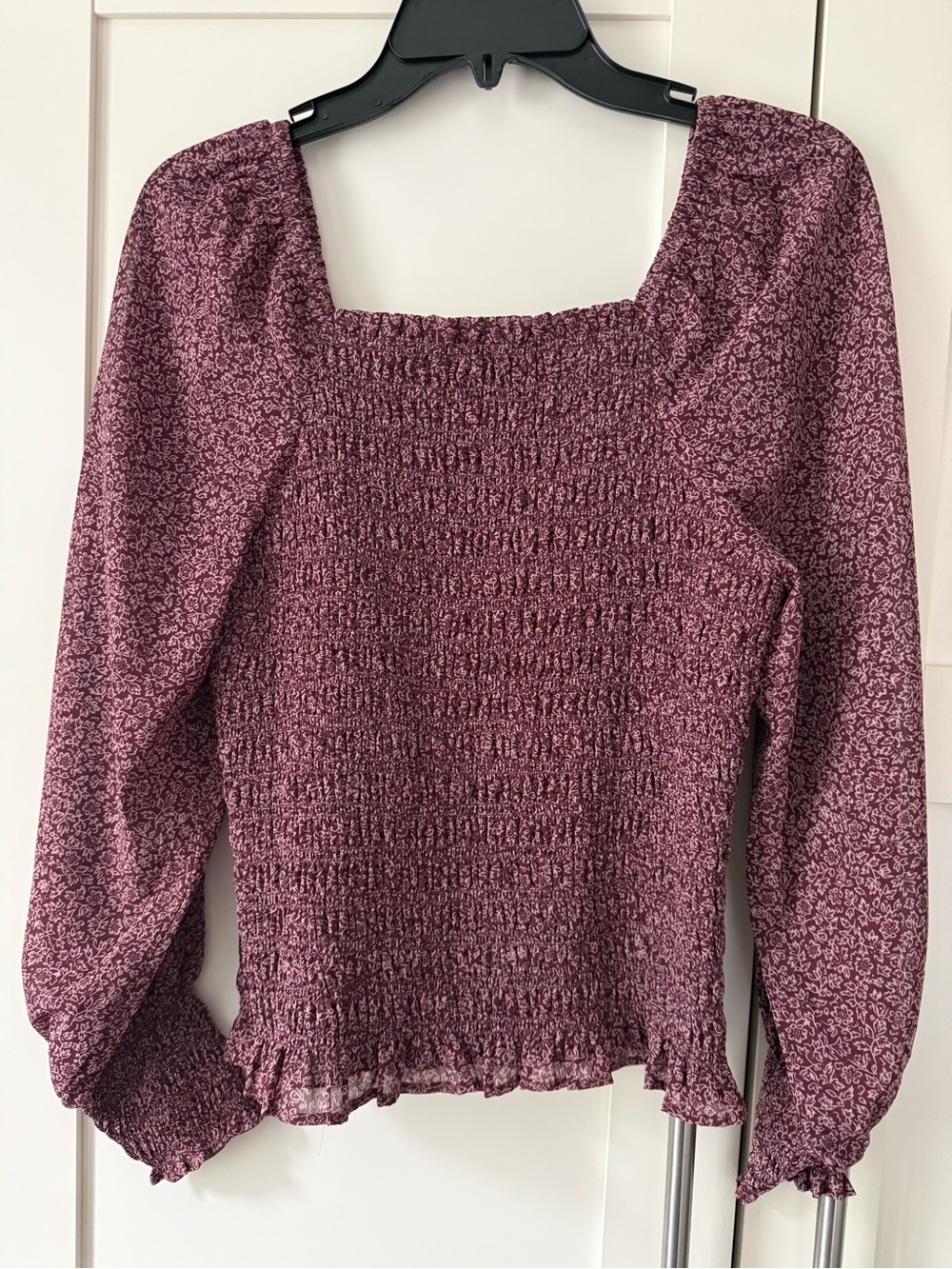 Madewell Rushed Long Sleeve Blouse